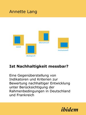 cover image of Ist Nachhaltigkeit messbar?